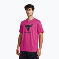 Tricou de antrenament pentru bărbați Under Armour Project Rock Payoff Graphic astro pink/downpour gray