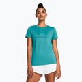Tricou de antrenament pentru femei Under Armour Tech BL HD circuit teal/coastal teal