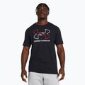 Tricou de antrenament pentru bărbați Under Armour GL Foundation Update black/red/white