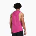 Longsleeve de antrenament pentru bărbați Under Armour Project Rock Rents Due HD astro pink/black 2