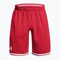 Pantaloni scurți de baschet pentru bărbați Under Armour 10" Perimeter Short red/white