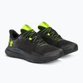 Încălțăminte de alergat pentru bărbați Under Armour Hovr Turbulence 2 black/black/high vis yellow 4