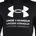 Bluză pentru bărbați Under Armour Rival Terry Graphic Hood black/castlerock 3