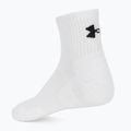 Șosete Under Armour Training Cotton Quarter 3 pary white/white/black 2