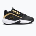 Încălțăminte de baschet pentru copii Under Armour GS Lockdown 7 black/black/metallic gold 2