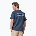 Tricou de trekking pentru bărbați Patagonia P-6 Logo Responsibili-Tee utility blue 2