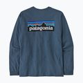 Longsleeve de trekking pentru bărbați Patagonia P-6 Logo Responsibili utility blue 2