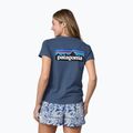 Tricou de trekking pentru femei Patagonia P-6 Logo Responsibili-Tee  utility blue 2