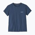 Tricou de trekking pentru femei Patagonia P-6 Logo Responsibili-Tee  utility blue 3