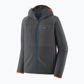 Geacă softshell pentru bărbați  Patagonia R2 TechFace Hoody forge grey 3