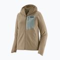 Jachetă softshell pentru femei Patagonia R1 CrossStrata Hoody seabird grey 3