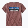 Femei Patagonia P-6 Logo Responsibili-Tee dulse mauve T-shirt 2