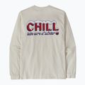 Longsleeve pentru bărbați Patagonia Chill Responsibili brich white 3