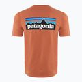 Tricou de trekking pentru bărbați Patagonia P-6 Logo Responsibili-Tee redtall rust 2