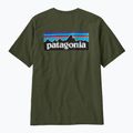 Tricou de trekking pentru bărbați Patagonia P-6 Logo Responsibili-Tee torrey pine green 3