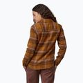 Tricou pentru femei Patagonia Fjord Flannel happy camper/shelter brown 3