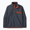 Bluză de trekking pentru bărbați Patagonia LW Synch Snap-T P/O smolder blue w/burnished red 3