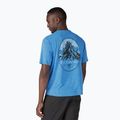 Tricou pentru bărbați  Patagonia Cap Cool Daily Graphic Shirt Lands chouinard crest/vessel blue x-dye 2