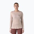 Longsleeve pentru femei Patagonia Cap Cool Merino Blend Graphic fitz roy strata: shroom taupe