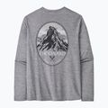 Longsleeve pentru bărbați Patagonia Cap Cool Daily Graphic Lands chouinard crest/feather grey 5