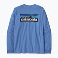 Longsleeve pentru bărbați Patagonia P-6 Logo Responsibili abundant blue 4