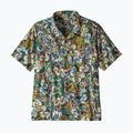 Cămașă pentru bărbați Patagonia Tidal Threads Camp undersea/ink black 3