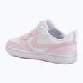 Încălțăminte pentru copii Nike Court Borough Low Recraft white/pink foam 3