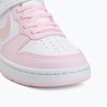 Încălțăminte pentru copii Nike Court Borough Low Recraft white/pink foam 7
