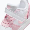 Încălțăminte pentru copii Nike Court Borough Low Recraft white/pink foam 6