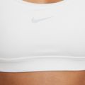 Sutien sport pentru copii Nike Swoosh white/pure platinum 5