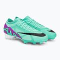 Încălțăminte de fotbal Nike Zoom Mercurial Vapor 15 Pro FG hyper turquoise/fuchsia dream/black 4