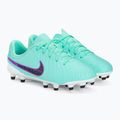 Încălțăminte de fotbal pentru copii Nike Jr Legend 10 Academy FG/MG hyper turquoise/fuchsia dream/black 4