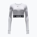 Top de antrenament longsleeve pentru femei Nike Pro 365 Dri-Fit white/black