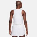 Tricou de antrenament pentru femei Nike One Classic Dri-Fit Cropped Tank white 3