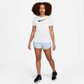 Tricou de antrenament pentru femei Nike Dri-Fit white/black 2