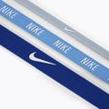 Bentiță Nike Mixed Width Headband 3 buc light armory blue/university blue/white 2