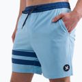 Șort de înot pentru bărbați Hurley Phantom Eco Block Party Volley 17" blue dream 4
