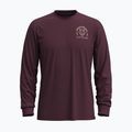 Longsleeve pentru bărbați Smartwool Bear Stare Graphic eggplant