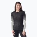 Bluză termică damă Smartwool Intraknit Thermal Merino Base Layer Pattern Crew black