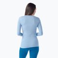 Bluză termică damă Smartwool Intraknit Thermal Merino Baselayer Crew serene blue/white 2