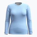 Bluză termică damă Smartwool Intraknit Thermal Merino Baselayer Crew serene blue/white 3