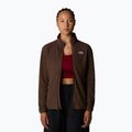 Hanorac pentru femei The North Face 100 Glacier FZ smokey brown