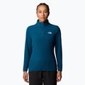 Hanorac pentru femei The North Face 100 Glacier 1/4 Zip midnight petrol