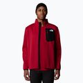 Hanorac pentru bărbați The North Face Crest FZ garnet red/black 4