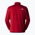 Hanorac pentru bărbați The North Face Crest FZ garnet red/black 6