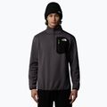 Hanorac pentru bărbați  The North Face Crest 1/4 Zip anthracite grey/ black