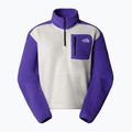 Bluză pentru femei The North Face Yumiori 1/4 Zip white dune/peak purple 3