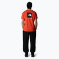 Tricou pentru bărbați The North Face Box Nse crimson orange/black 2