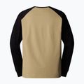 Longsleeve pentru bărbați The North Face Heritage khaki stone/black 2