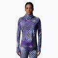 Longsleeve termoactiv pentru femei The North Face Baselayer Dragline peak purple the lift print